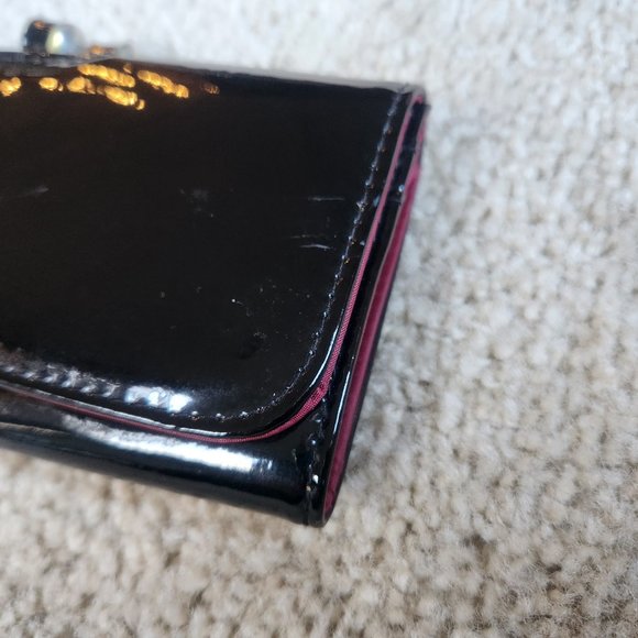 NWOT black patent wallet/clutch - Picture 11 of 13